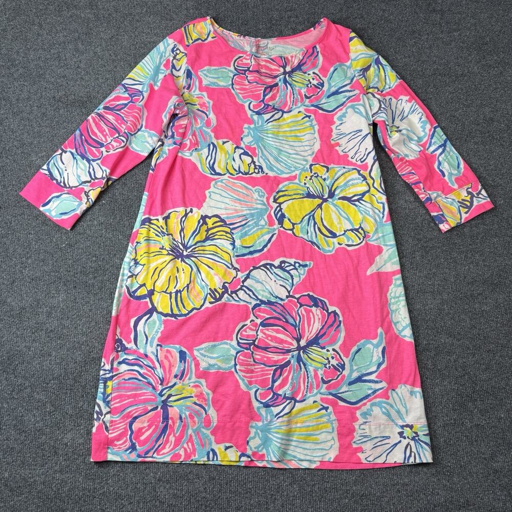 Lilly Pulitzer Dress Women's Size XL Marlowe Swept by the Tides Tropical Floral
